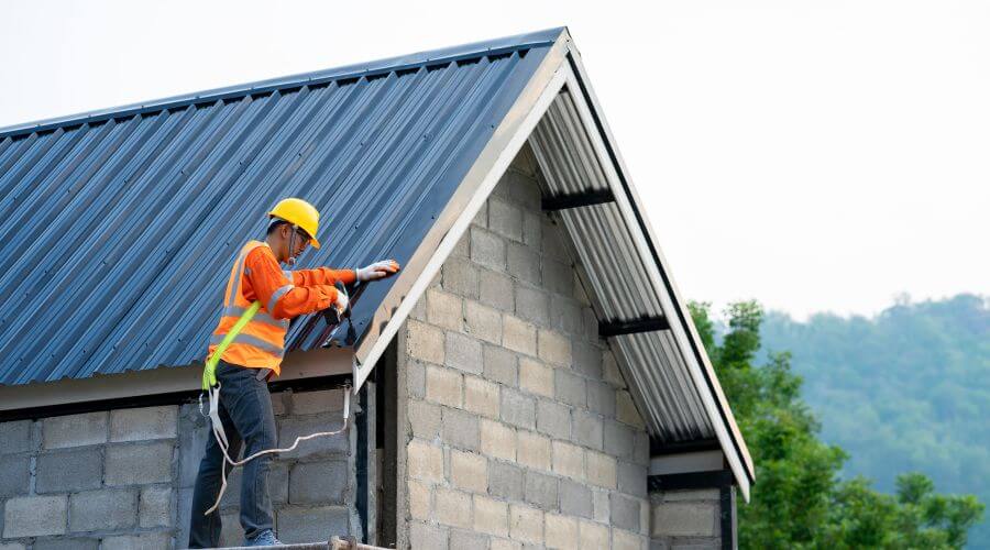 Professional gutter cleaning in Farina, IL